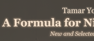 Friday Poem Insomnia Tamar Yoseloff A Formula for Night