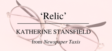 Friday Poem Relic Katherine Stansfield