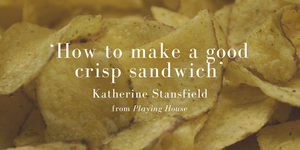 Friday Poem How to make a good crisp sandwich