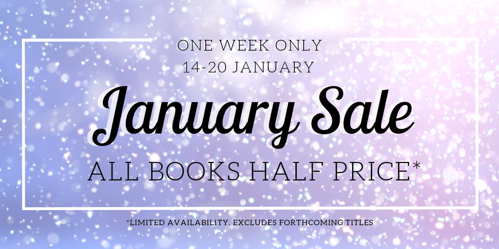 January Sale Half Price books