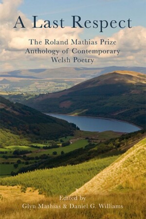 This cover shows a painting of rolling golden fields stretching into the distance where a lake sits at the bottom of the valley. The text reads: A Last Respect