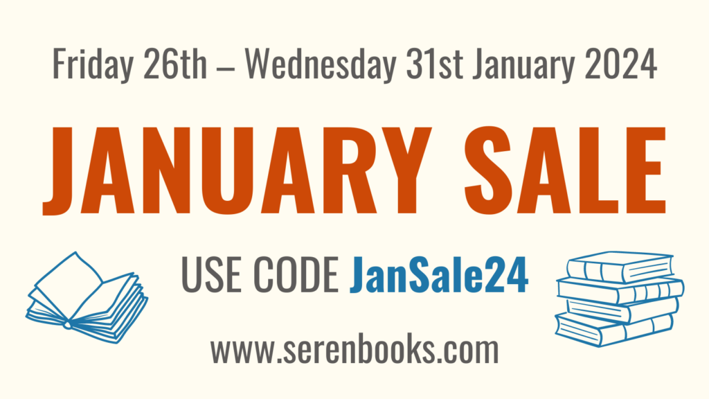 Friday 26th - Wednesday 31st January. January Sale. Use code JanSale24. www.serenbooks.com