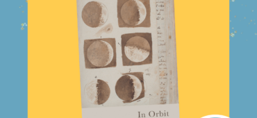 Cover of In Orbit by Glyn Edwards shown with a sticker reading Shortlist 2024.