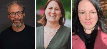 Left to right: Nathan Abrams, Katrina Moinet and Naomi Parsons