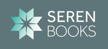 New seren books logo against a grey background