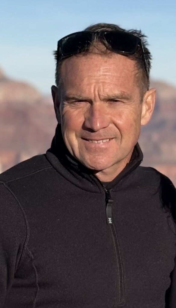 Photo of S.J. Matchett outside.